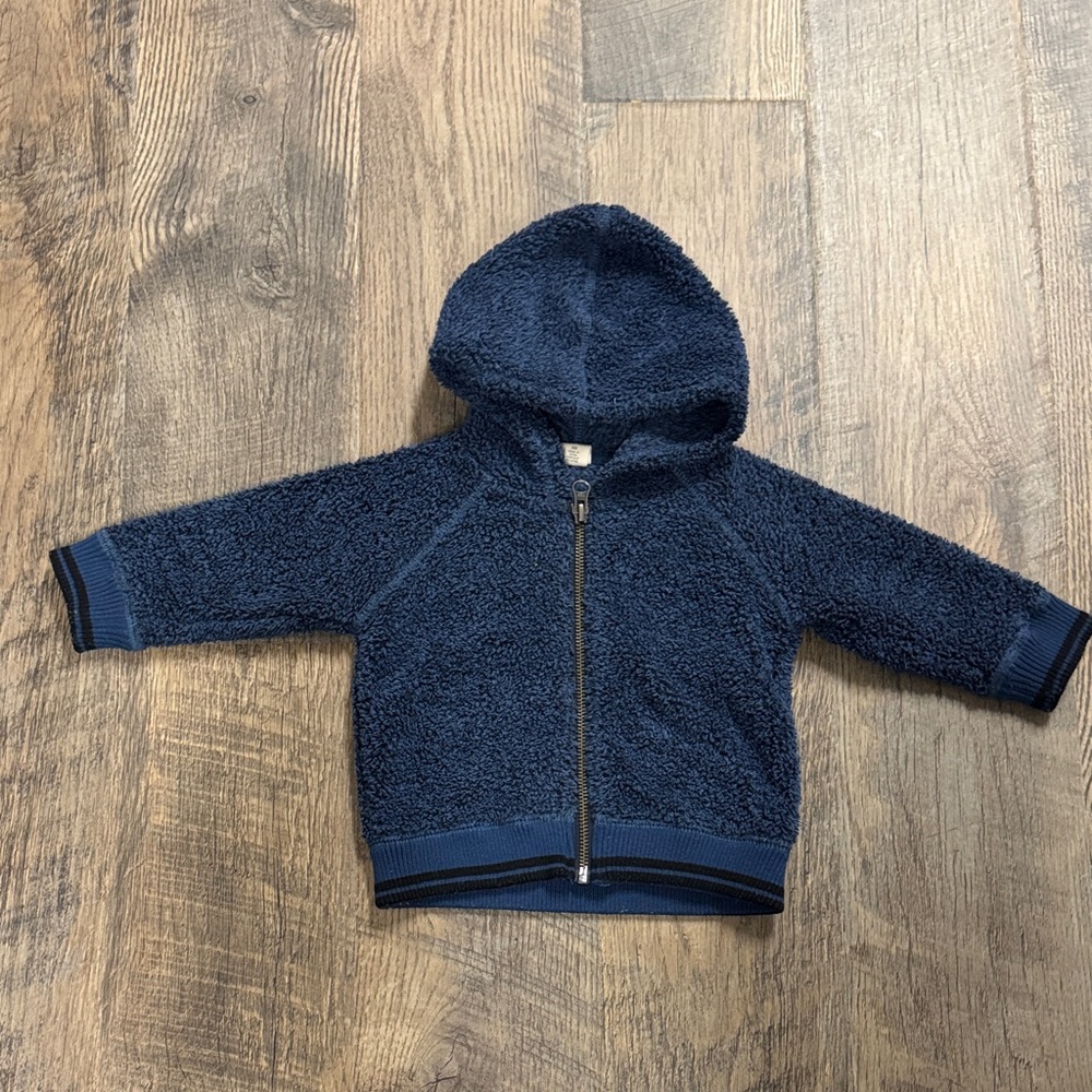 Tucker and Tate cozy fleece in navy blue size 9 months